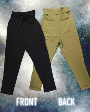 Paper Bag Waist Trousers