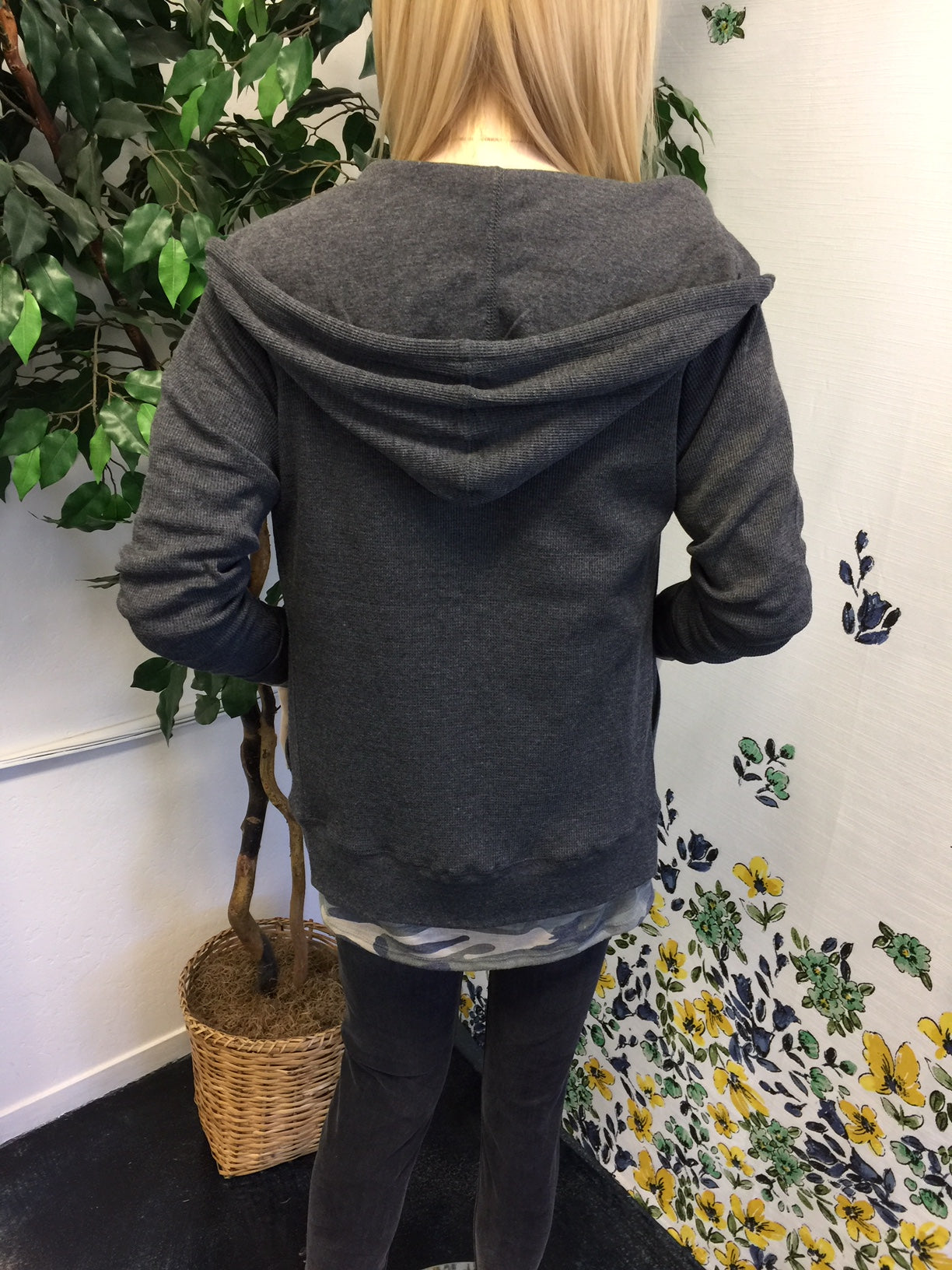 Thermal Zip Up Hoodie