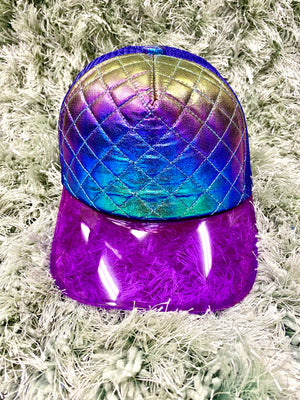 Purple Metallic Snapback