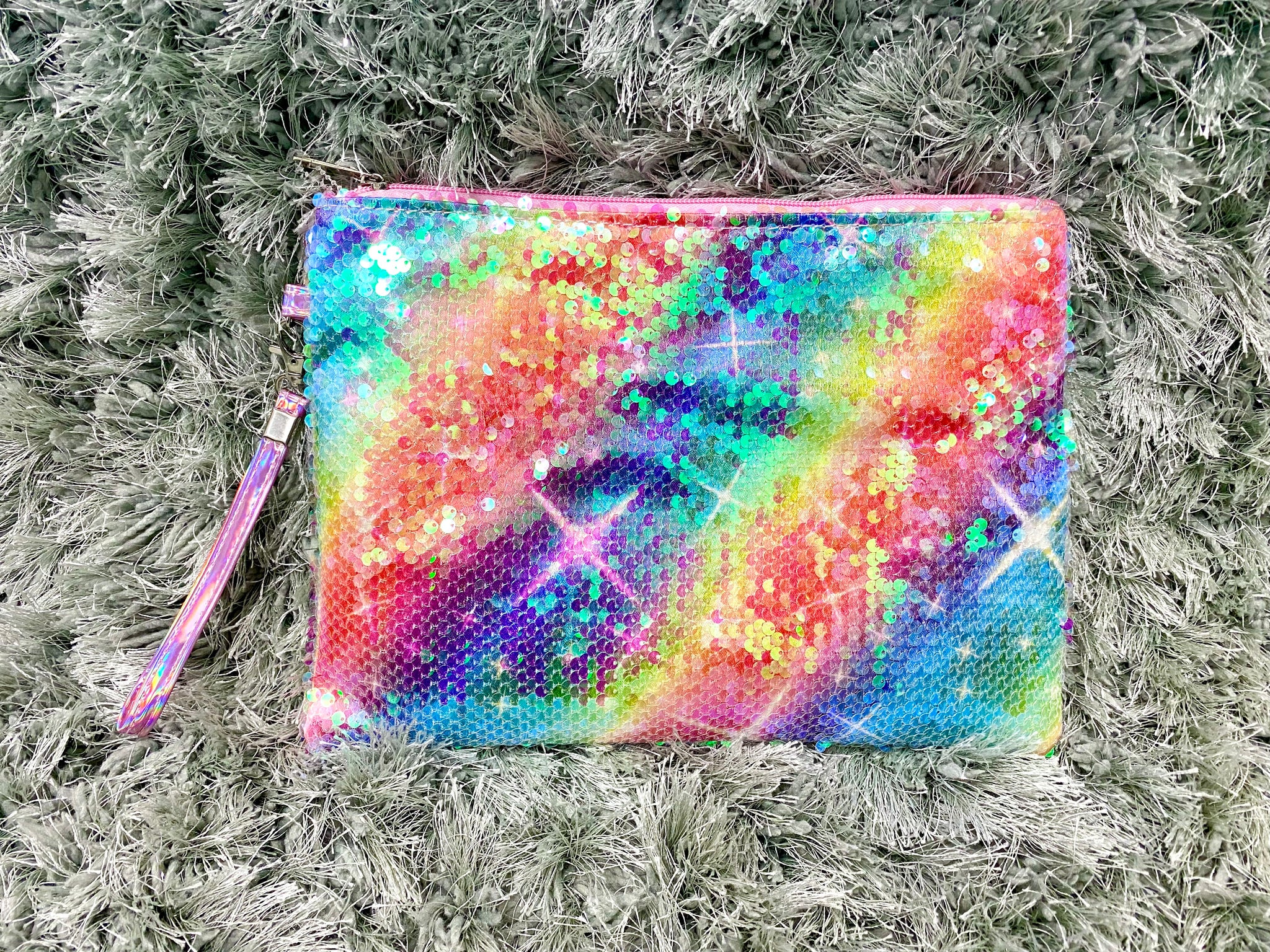 Rainbow Sequin Handbag