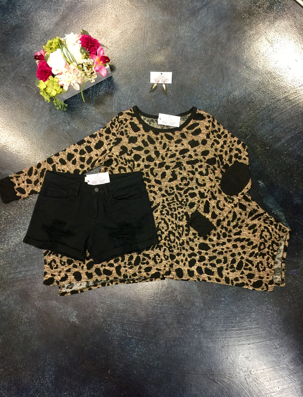 Lovely Leopard Tunic Top