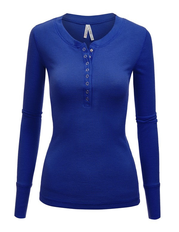 Snap Button Thermal Top