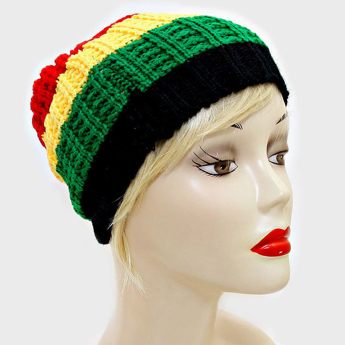 Rasta Beanie Cap