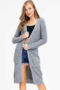 Waffle Knit Duster