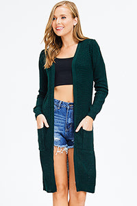 Waffle Knit Duster