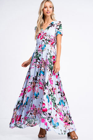 Butterfly Garden Maxi Dress