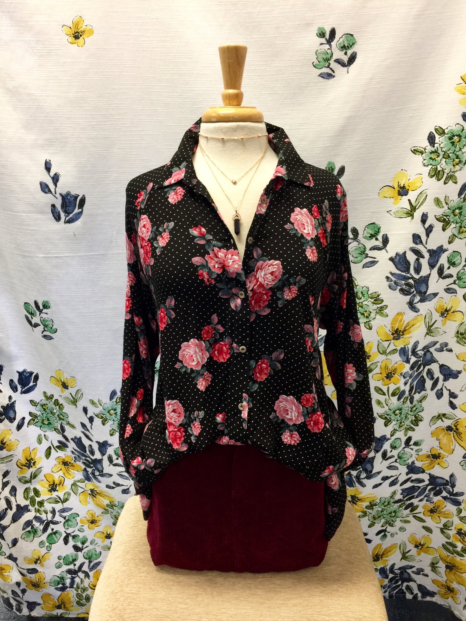 Flowy Floral Tunic Top