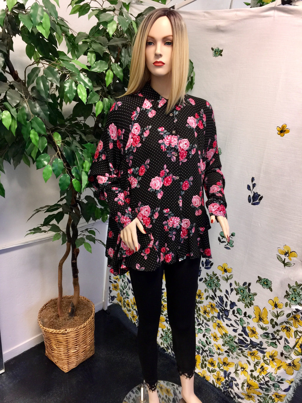 Flowy Floral Tunic Top