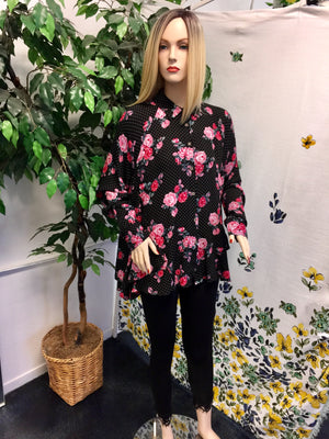 Flowy Floral Tunic Top