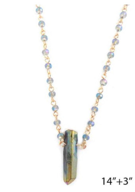 Translucent Crystal Necklace