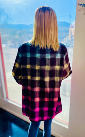 Desiree Plaid Button Up