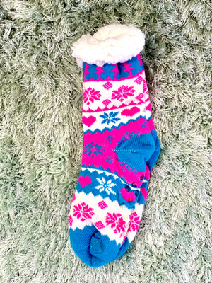 Winter Print Socks