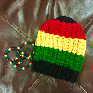 Rasta Beanie Cap