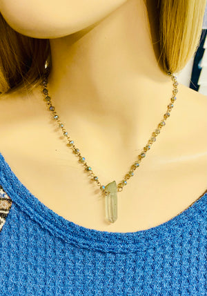 Translucent Crystal Necklace