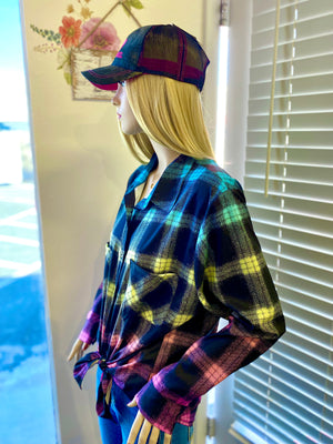 Desiree Plaid Button Up