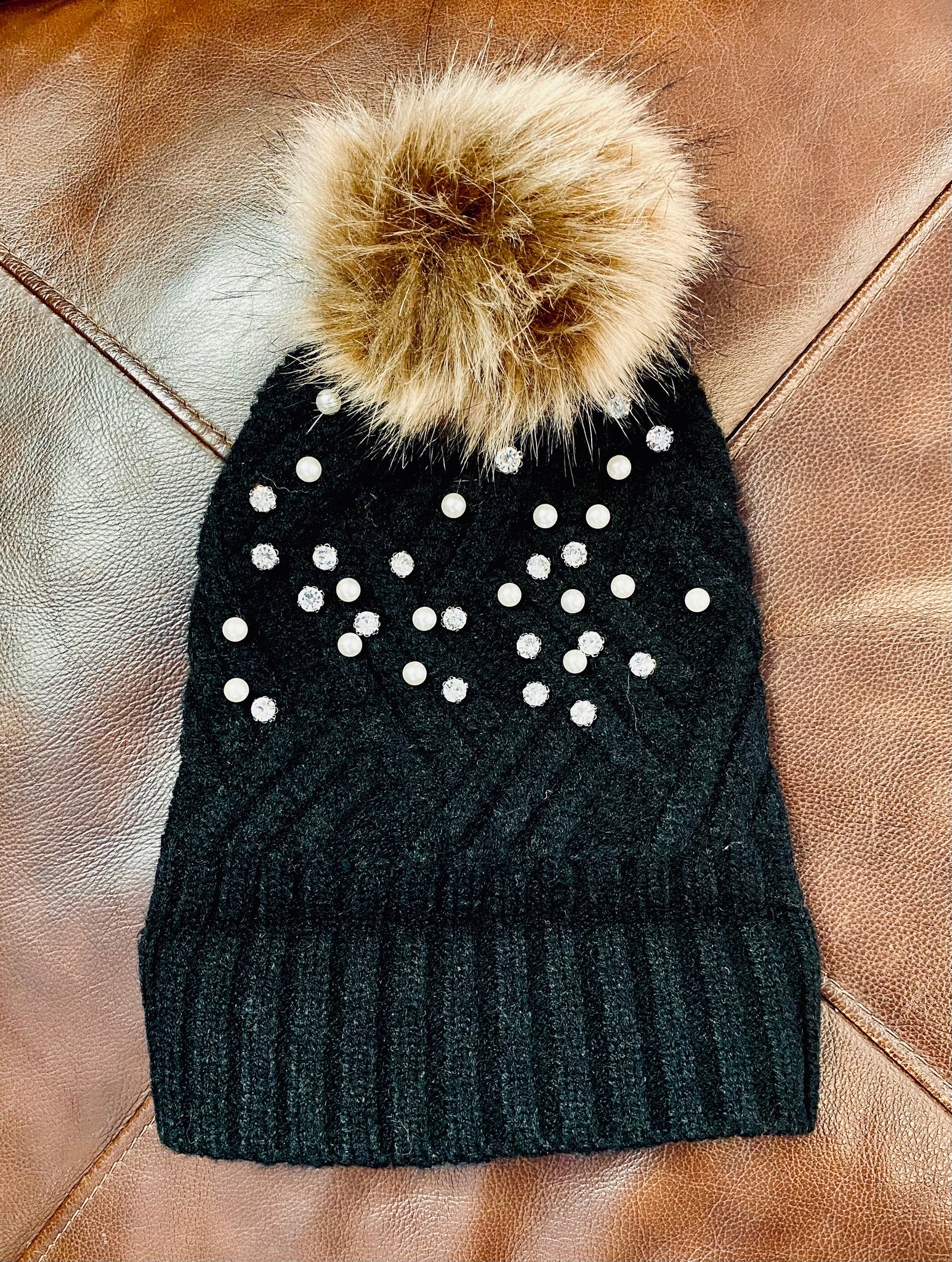 Bling & Pearls Beanie