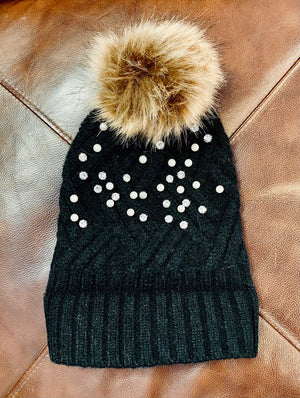 Bling & Pearls Beanie