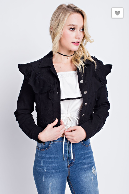 Daisy Denim Jacket