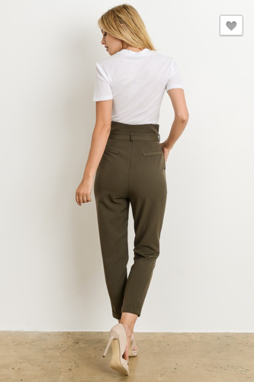 Paper Bag Waist Trousers