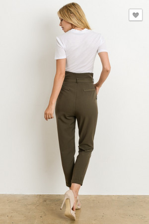 Paper Bag Waist Trousers