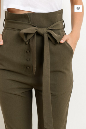 Paper Bag Waist Trousers