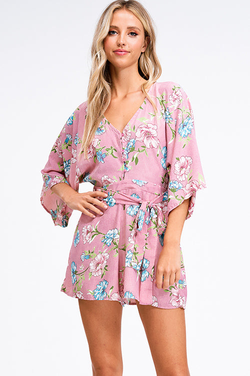 Flower Party Romper