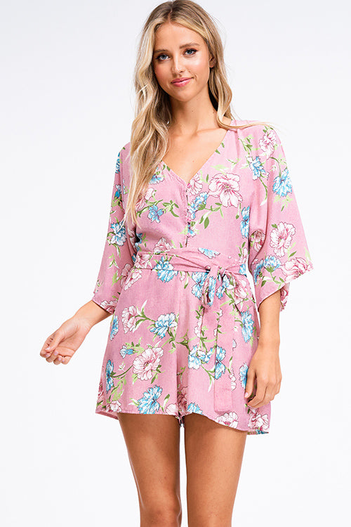 Flower Party Romper