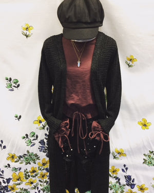 Waffle Knit Duster
