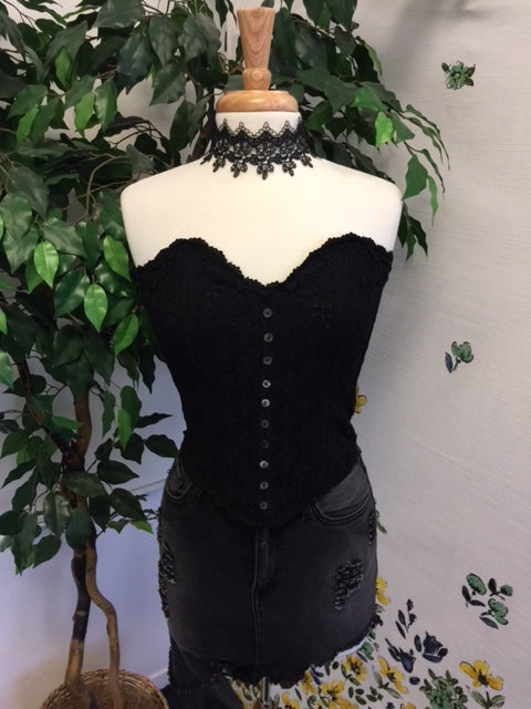 Side Swipped Mini Skirt