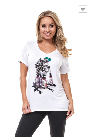 Skater Kitty Tee